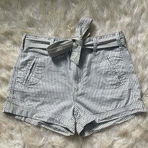 American Eagle Striped Tie Shorts